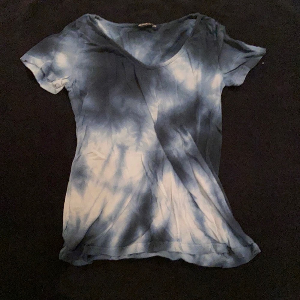 Brandy Melville Blue Tie Dye Tee
